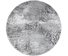 Apvalus kilimas Trex AmeliaHome, pilkas