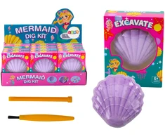 Lean Toys Archeologinis rinkinys: Undinėlė kriauklėje su įrankiais