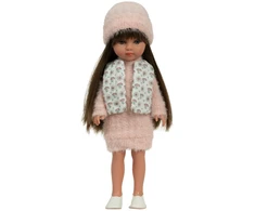 Arias lėlė mergaitė Carlota pūkuota suknele 36 cm