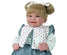 Arias lėlė mergaitė juokiasi 45 cm