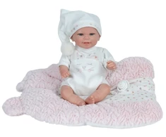 Arias Reborn lėlė kūdikėlis su miego pagalve 35 cm