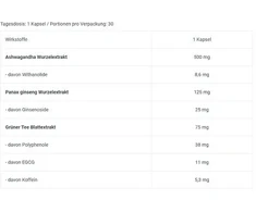 BioTech Maisto Papildas Ashwa+ 30 Kapsulių