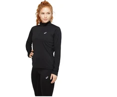Asics Core ilgomis rankovėmis viršutinis drabužis su 1/2 užtrauktuku W 2012C328-001