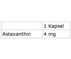 Astaksantino kapsulės Nutrend 60 kapsulių