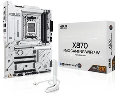 ASUS X870 MAX GAMING WIFI7 balta pagrindinė plokštė