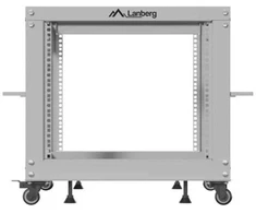 LANBERG OPEN RACK 19" 9U 600X600-1100 ADJUSTABLE Pilkas