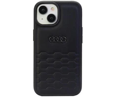 Audi dėklas, skirtas iPhone 15 Plus 6,7 juodas GT Synthetic odinis