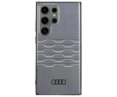 Audi IML Geometric Pattern Dėklas S24 Ultra S928 juodos spalvos kietas dėklas AU-IMLS24U-A6/D3-BK