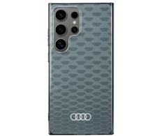 Audi IML Stitching Pattern MagSafe Dėklas S24 Ultra S928 pilkos spalvos Hardcase AU-IMLMS24U-Q5/D3-GY