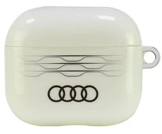 Audi IML geometrinio rašto AirPods 3 dėklas - baltas