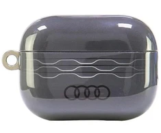 Audi IML Geometric Pattern AirPods Pro 2 dėklas pilkos spalvos AU-IMLAPP2-A6/D3-GY