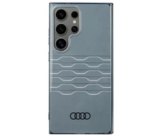 Audi IML Geometric Pattern Dėklas S24 Ultra S928 Pilkas kietas dėklas AU-IMLS24U-A6/D3-GY