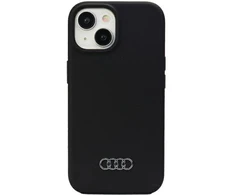 Apple iPhone 15 Audi silikoninis dėklas (AU-LSRIP15-Q3/D1-BK) juodos spalvos