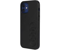 Audi sintetinės odos dėklas iPhone 11 Pro - juodas
