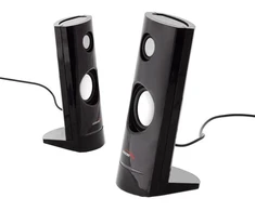 AUDIOCORE AC860 kompiuterinių garsiakalbių komplektas (2.0; juodos spalvos)
