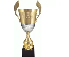 Auksinė ir sidabrinė metalinė taurė 4128C