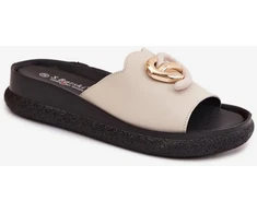 Aukštakulnės basutės su natūralios odos vidpadžiu Step in style