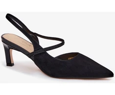 Aukštakulnės basutės su smailėjančia nosimi Step in style