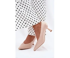 Aukštakulniai bateliai iš odos imitacijos Step in style