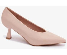 Aukštakulniai bateliai iš odos imitacijos Step in style