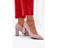 Aukštakulniai bateliai rožiniai elegantiški Vinceza