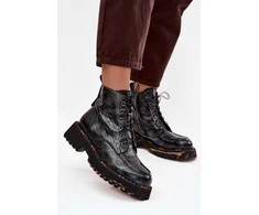 Aulinukai juodi lakiniai su spalvotu padu Step in Style