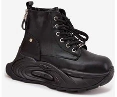 Aulinukai juodi masyvūs platforminiai Step in Style