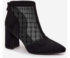 Aulinukai juodi su permatomais šonais Step in Style