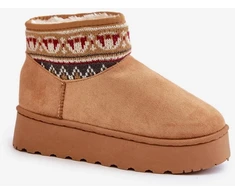 Aulinukai su platforma ir raštuotu aulu Step in style