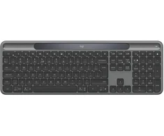 Ausinės Belaidė klaviatūra Logitech Signature Slim Solar+ K980, universali, RF ir Bluetooth ryšys, QWERTY UK International išdėstymas, grafito spalva