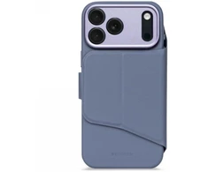 Decoded Tekstūrinio silikono Nuimamas Dėklas-Piniginė su MagSafe iPhone 17 Pro Max – Mėlynas