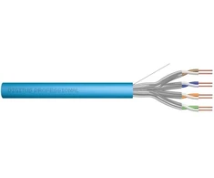 Digitus Montavimo kabelis Cat.6A, U/FTP, B2ca, AWG 23/1, LSOH, 100m, Mėlynas, Kartoninė pakuotė