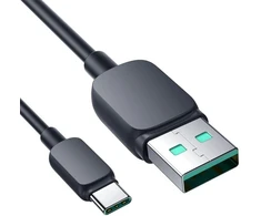 Joyroom Daugiaspalvių serijos A14 USB-A / USB-C 3A kabelis 1.2 m - Juodas