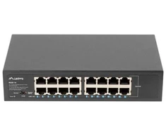 Ausinės LANBERG JUNGIKLIS RSGE-16 RACK 10"/19" (16 PRIEVADŲ, 1GB)