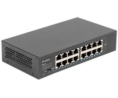 Ausinės LANBERG JUNGIKLIS RSGE-16 RACK 10"/19" (16 PRIEVADŲ, 1GB)