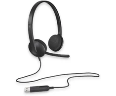 Ausinės Logitech H340 USB (981-000475), juodos