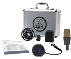 Ausinės Mikrofonas AKG C414 XLII – didelės diafragmos kondensatorinis mikrofonas, kintamos charakteristikos
