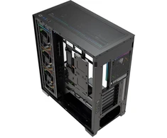 Ausinės MODECOM VOLCANO STELLAR PLUS ARGB MIDI 8F Juodas KORPUSAS