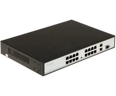 Šakotuvas Uniview PoE komutatorius TC-P3S019 SPEC:H/1621/AT/180, 16 prievadų, SFP, Tiandy
