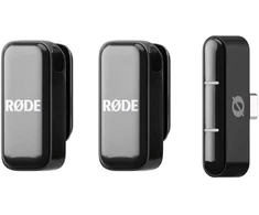 Ausinės RODE Belaidės Micro – 2 kanalų skaitmeninė belaidė sistema (USB-C, juoda)