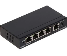 Ausinės Ruijie Networks RG-ES105GD tinklo komutatorius, nevaldomas, Gigabit Ethernet (10/100/1000), juodas