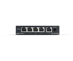 Ausinės Ruijie Networks RG-ES105GD tinklo komutatorius, nevaldomas, Gigabit Ethernet (10/100/1000), juodas