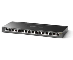Ausinės TP-Link TL-SG116E nevaldomas L2 gigabitinis eterneto jungiklis (10/100/1000), juodas