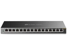 Ausinės TP-Link TL-SG116E nevaldomas L2 gigabitinis eterneto jungiklis (10/100/1000), juodas