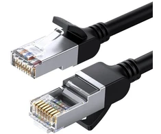 Ugreen NW101 50193 Ethernet Cat 6 U/UTP kabelis round 3m – juodos spalvos
