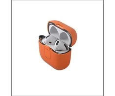 Dėklas UNIQ Clyde skirtas AirPods 4 Lock Case oranžinės spalvos