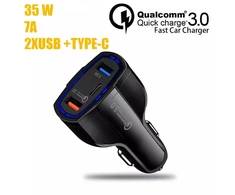 Auto Įkroviklis QC 3.0 TYPE-C