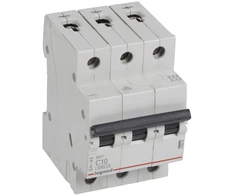 Automatinis jungiklis MCB RX3 Legrand 419233 (10A, 3P, 230V, 6kA)
