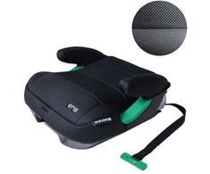Automobilinė kėdutė SORINO Booster Eris 125-150cm, Juodas / Juodas