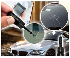 Automobilio stiklo įtrūkimų taisymo rinkinys